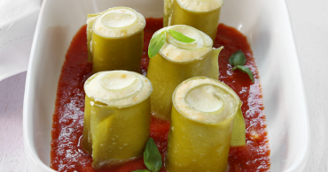 Recept Pastarolletjes met ricottavulling en tomatensaus Grand'Italia
